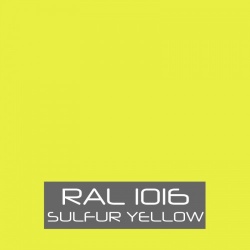 RAL 1016 Sulfur Yellow tinned Paint